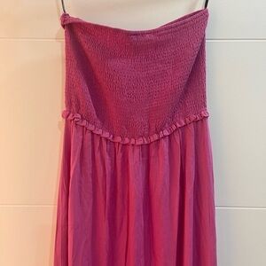 Forever 21 Strapless Pink Dress